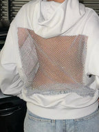 Crystal Mesh Hoodie